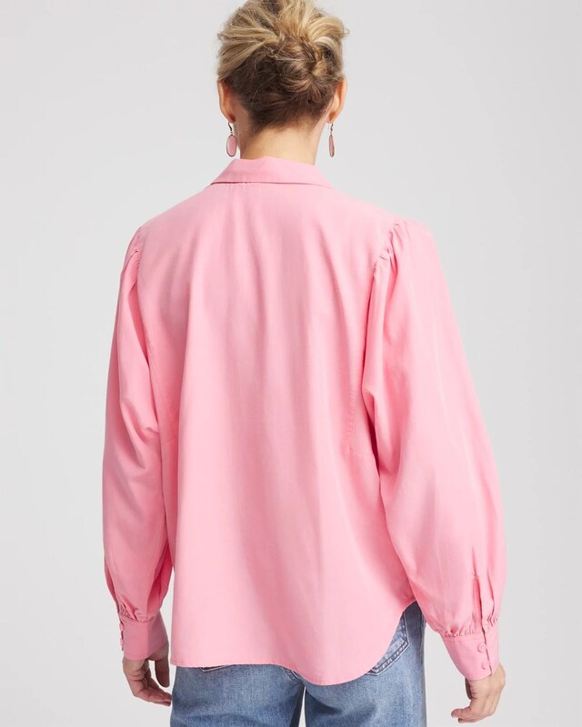 Tencel Blend Dolman-Sleeved Blouse - image 3
